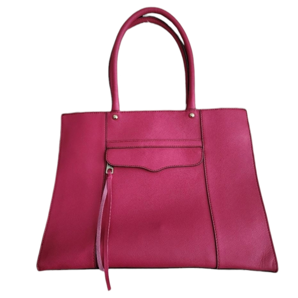 Rebecca Minkoff MAB Tote Saffiano Leather Pink Office